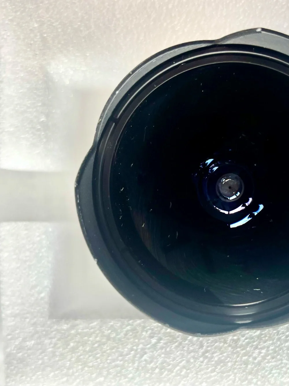 Nikon 16mm Fisheye Lens with Black Body and Multicolor Box Artwork